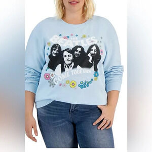 Love Tribe Sweaters Trendy Plus Size Beatles Come Together 2X